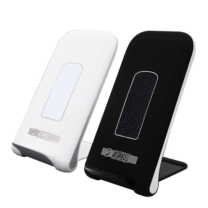 5 Core Wireless Charger 10W Max Fast Wireless Charging Pad Glass Top