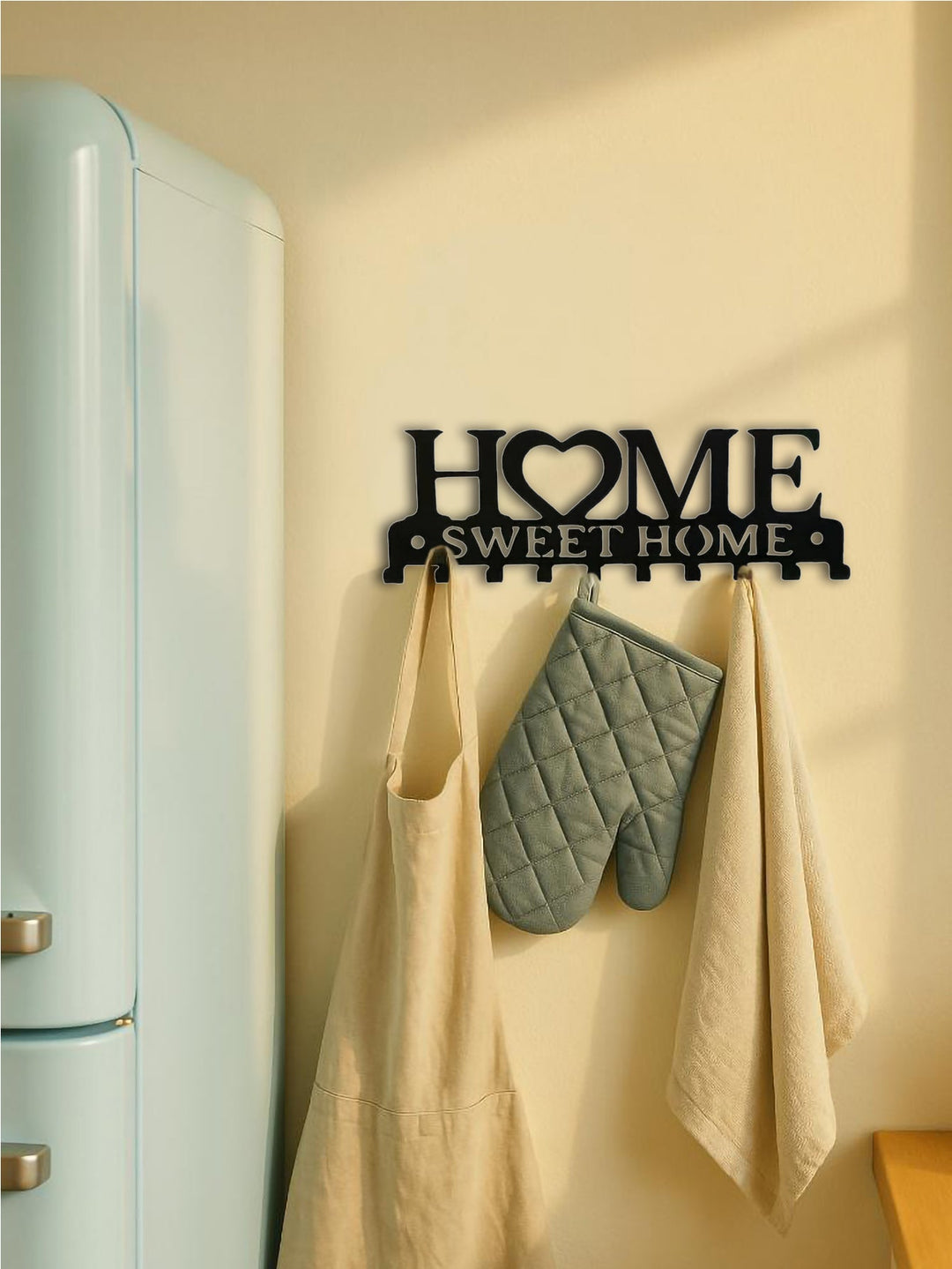 Gorgeous Single-Piece Wall-Mounted Key Holder, Keys Organized , Key
