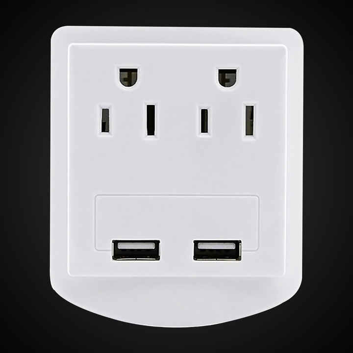 5 Core Travel Plug Adapter European International Power Plug w/ 2 USB,