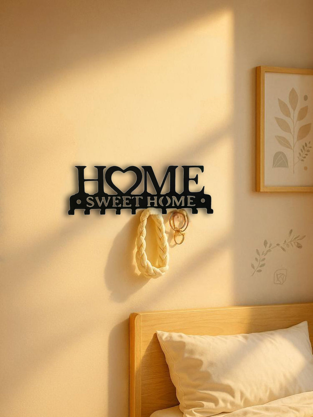 Gorgeous Single-Piece Wall-Mounted Key Holder, Keys Organized , Key
