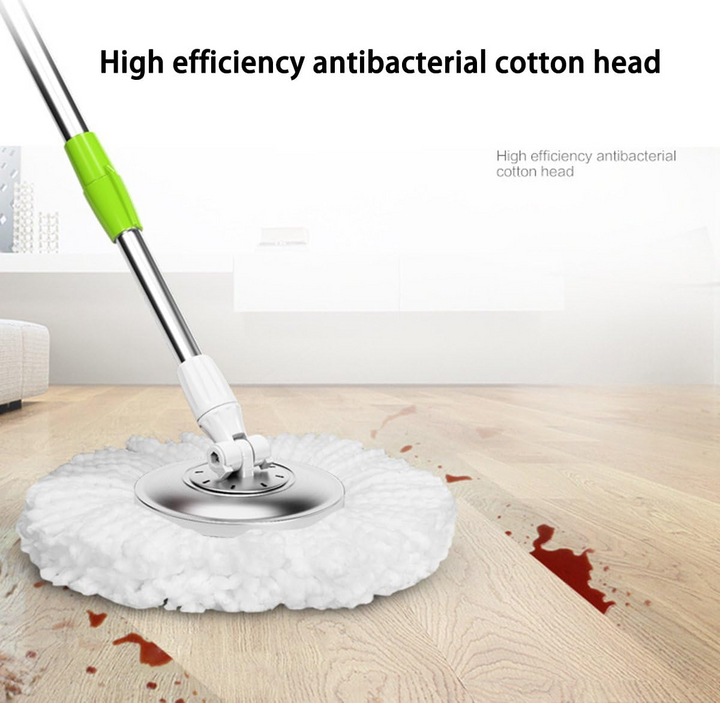 6 Pack Replacement Microfiber Mop Head Refill 360° Spin Easy Cleaning