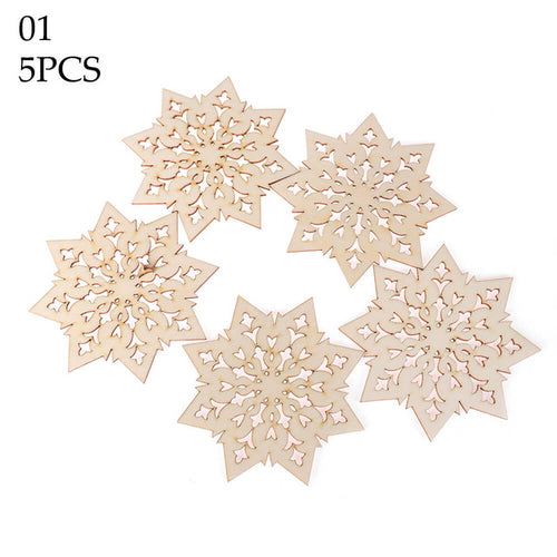 5PCS Wood Cup Pad Kitchen Placemat Table Mat