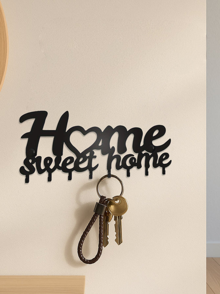 Sleek Adhesive Key Holder - Metal Key Holder Wall Mount W Contemporary