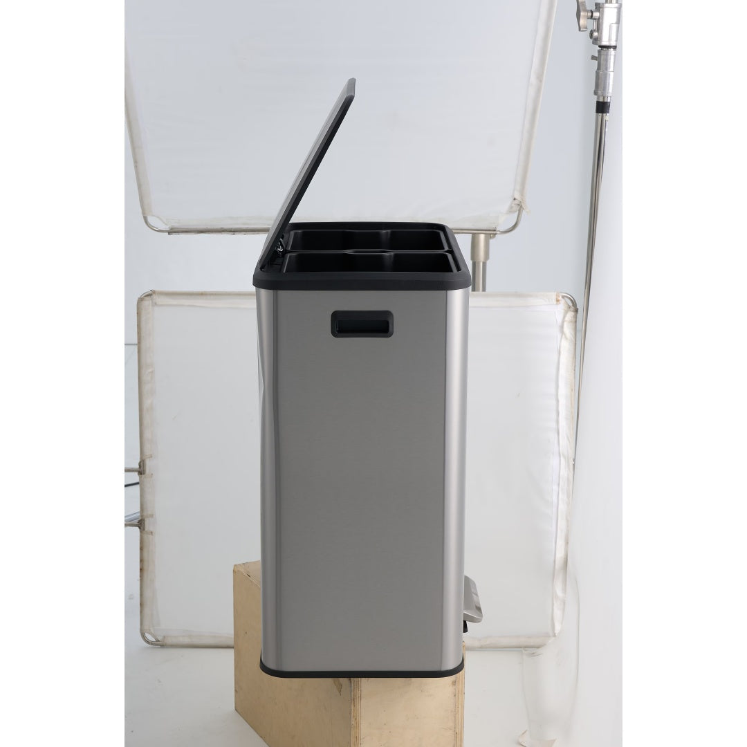 60L Stainless Steel Kitchen Trash Can, 60L