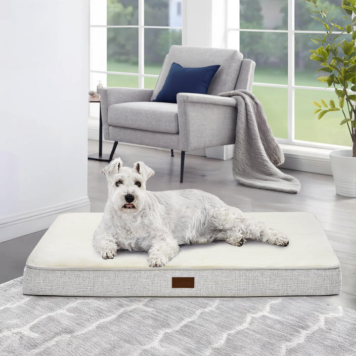 Orthopedic Dog Bed with Washable Cover, Non-Slip