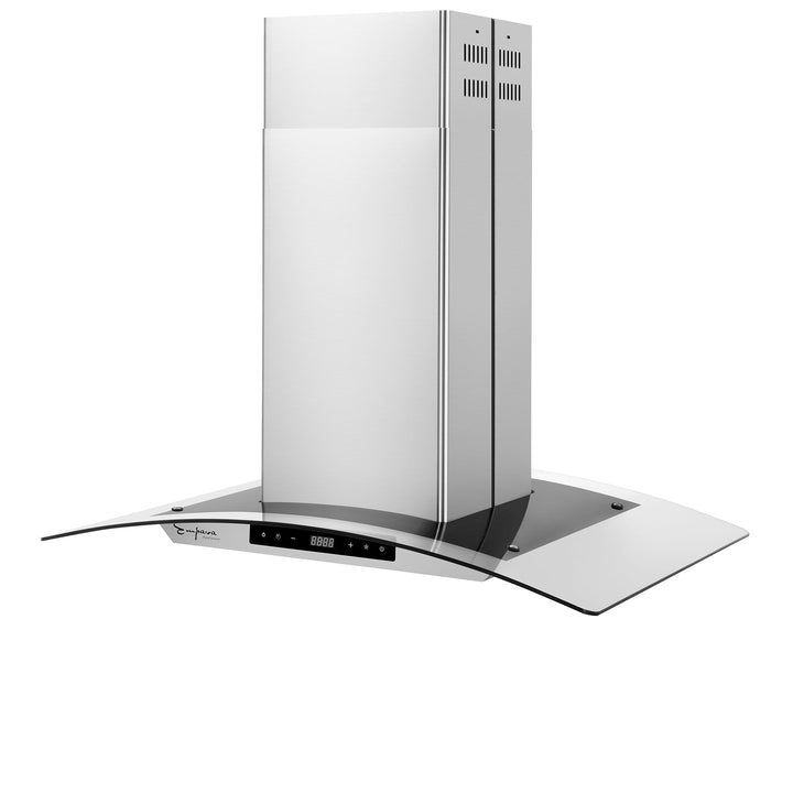 Empava 36RH09 36 in. 400 CFM Kitchen Island Wall Mount Ducted Range