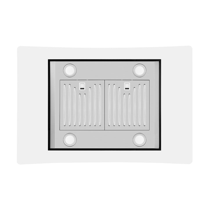 Empava 36RH09 36 in. 400 CFM Kitchen Island Wall Mount Ducted Range