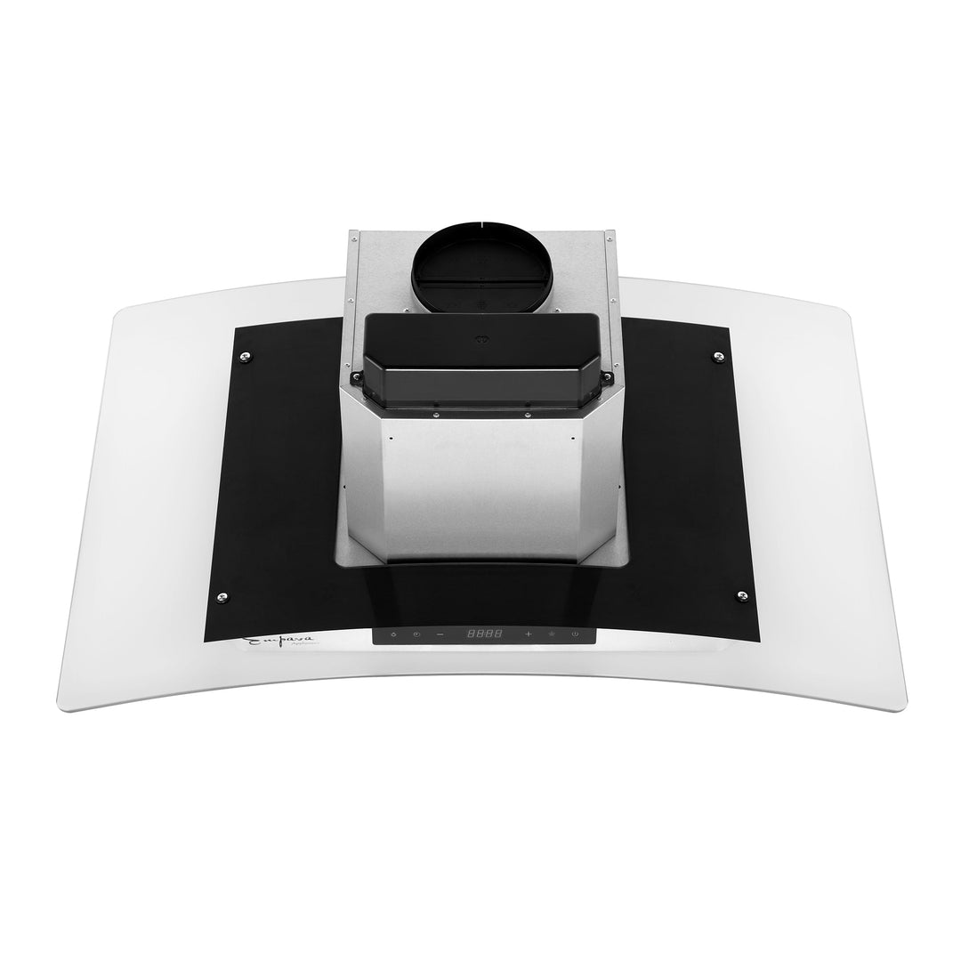 Empava 36RH09 36 in. 400 CFM Kitchen Island Wall Mount Ducted Range