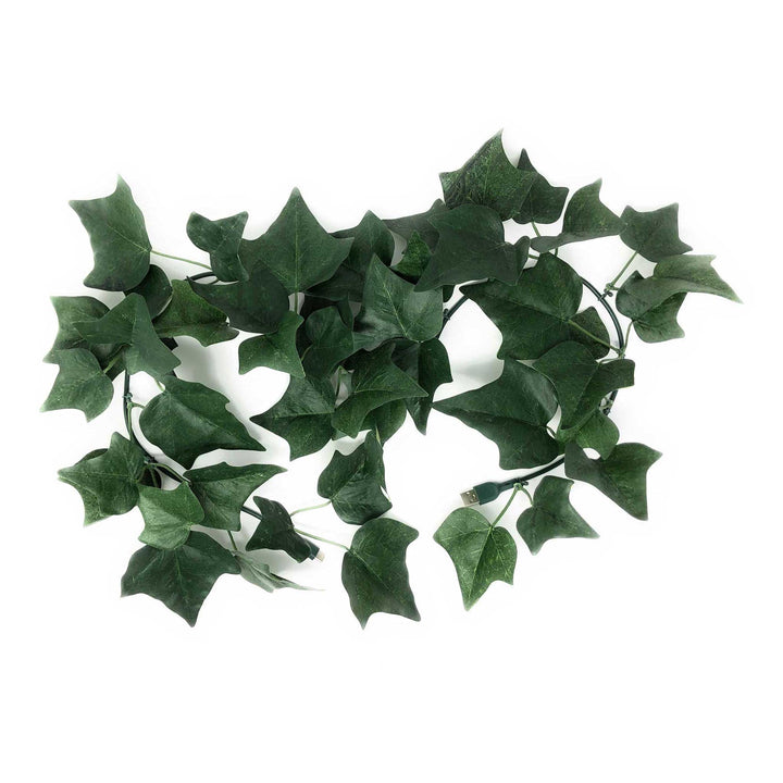electroVine | Micro USB Cable with Realistic Large Ivy Leaves