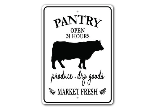 Pantry Open Kitchen Sign