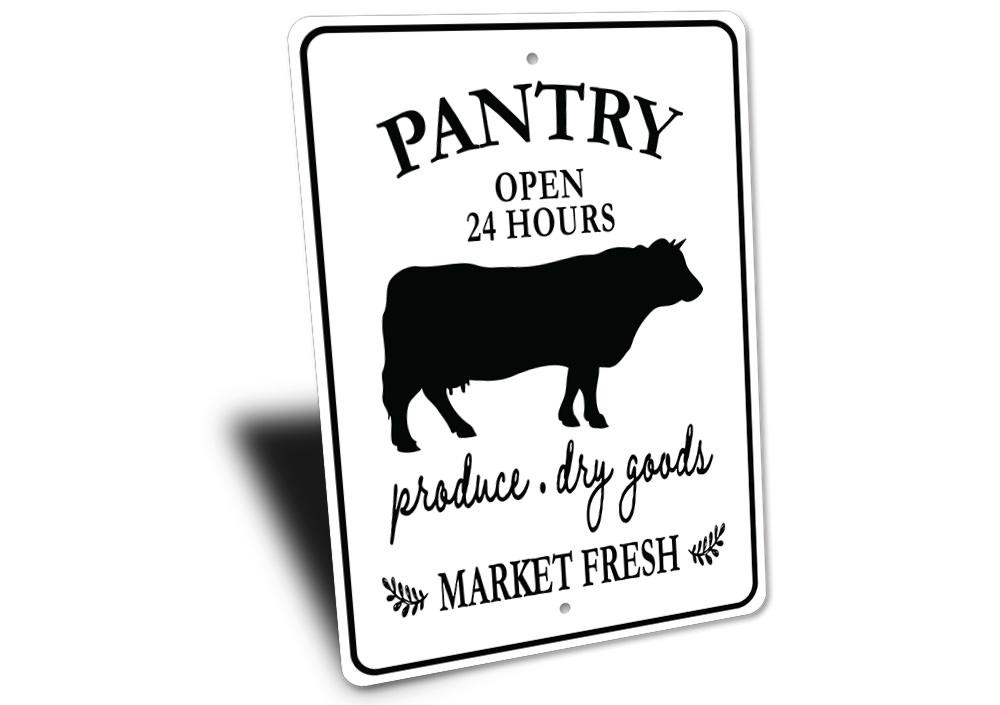 Pantry Open Kitchen Sign