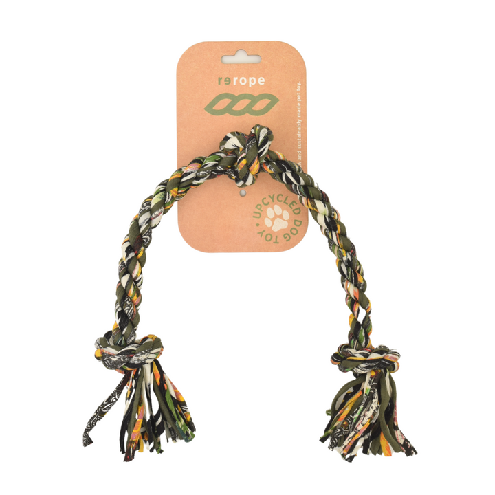ReRope Medium Knotty Upcycled Fabric Rope Dog Toys
