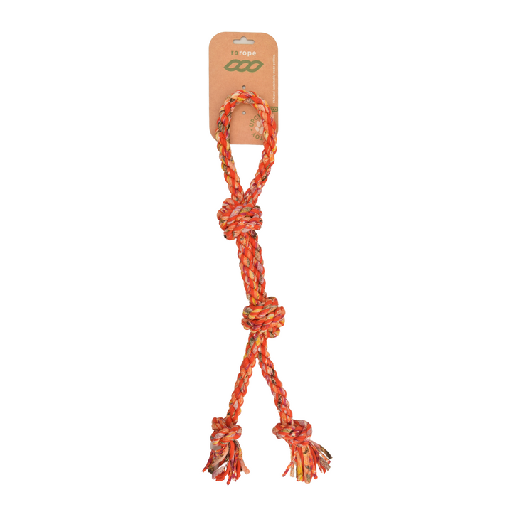 ReRope Large Looper Upcycled Fabric Rope Dog Toys