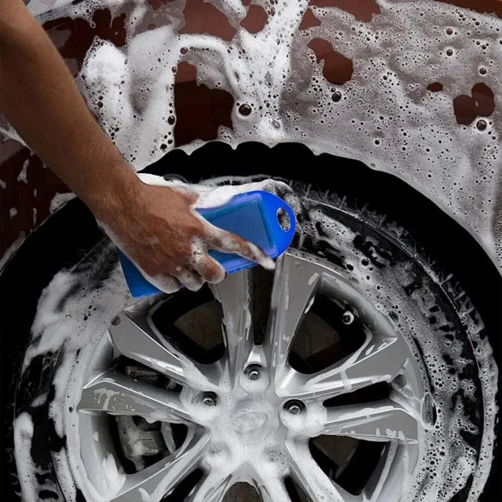 Waxing Sponge Brush for Car Tires Cleaning Tire Edges and Corners