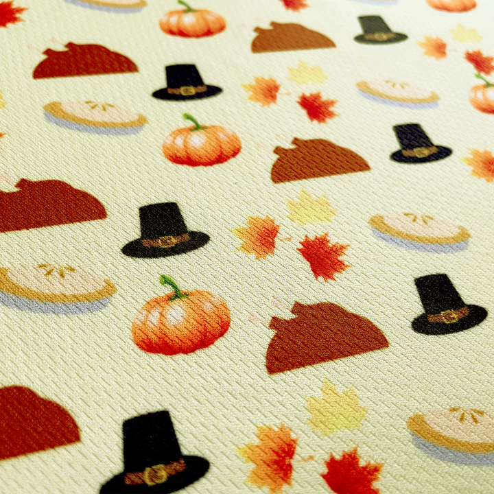 Thanksgiving Dog Tie On Dog Bandana