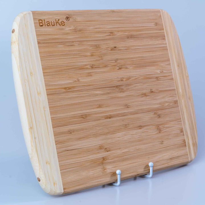 Large Wood Cutting Board for Kitchen 14x11" - Bamboo Chopping Board