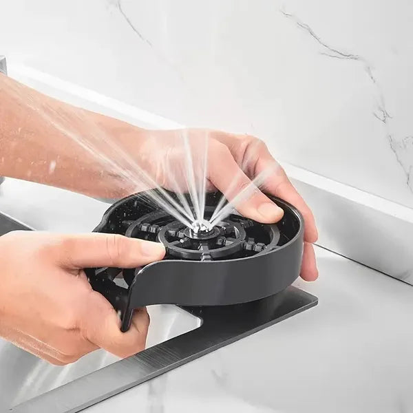 Two-piece Kitchen Sink Faucet Cup Flusher, Automatic Sink Flusher,