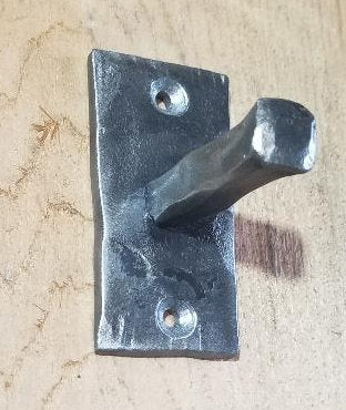 Forged wall hook, peg, single
