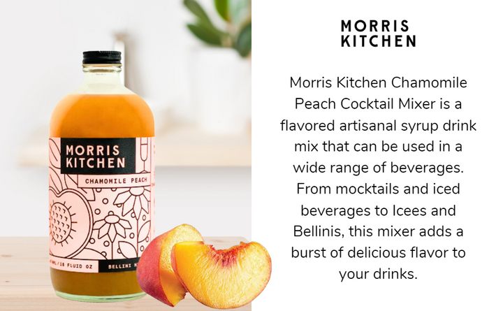 Morris Kitchen Chamomile Peach Mixer 16oz - 4pk