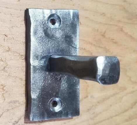 Forged wall hook, peg, single