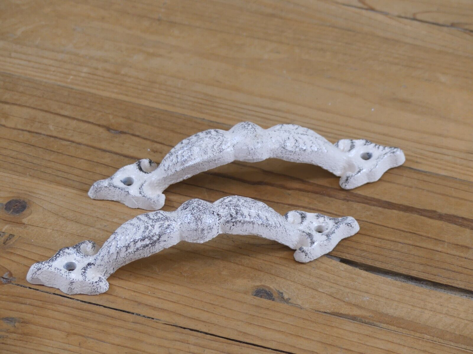 12 Handles Door Pull Cast Iron Gate Cabinet Drawer Kitchen 5 3/4"