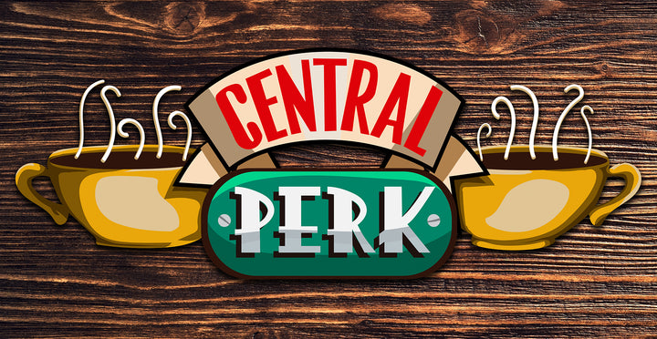 Central Perk Handmade Wooden Sign Friends Tv Show Kitchen Decor Gift