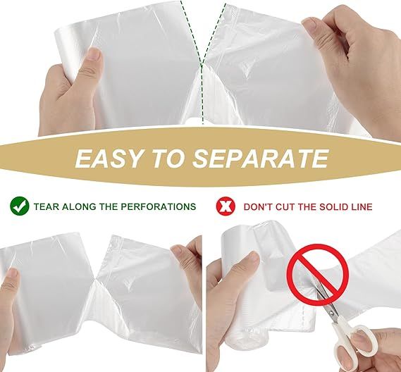8-10 Gallon Trash Bag Strong, Leakage-Free, Medium Garbage Bags