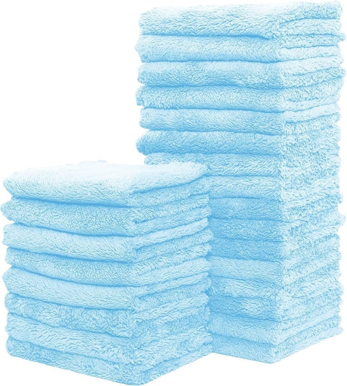 24 Pack Kitchen Dishcloths - Does Not Shed Fluff - Reusable Dish