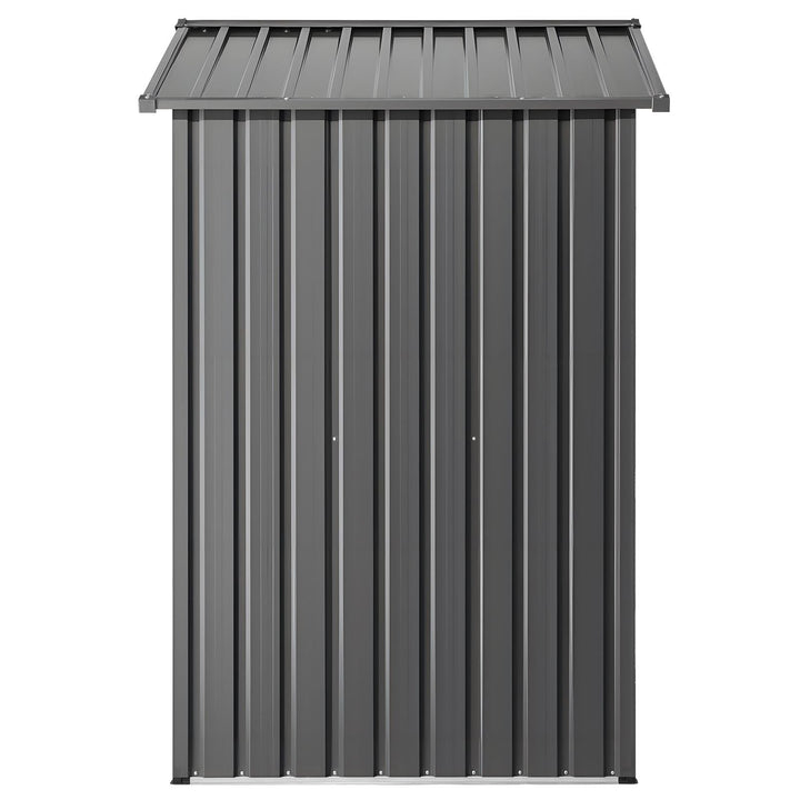 6 x 4 FT Metal Garden Shed, Outdoor Storage Shed with Lockable Doors &