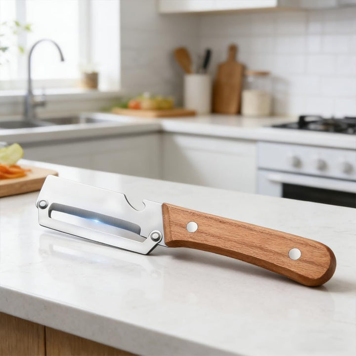 Multi-Functional Vegetable Peeler fo Kitchen: 2 in 1 Stainless Steel