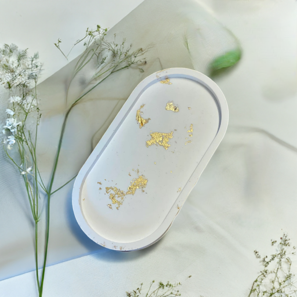 Jesmonite Tray | Handmade Minimalist Décor