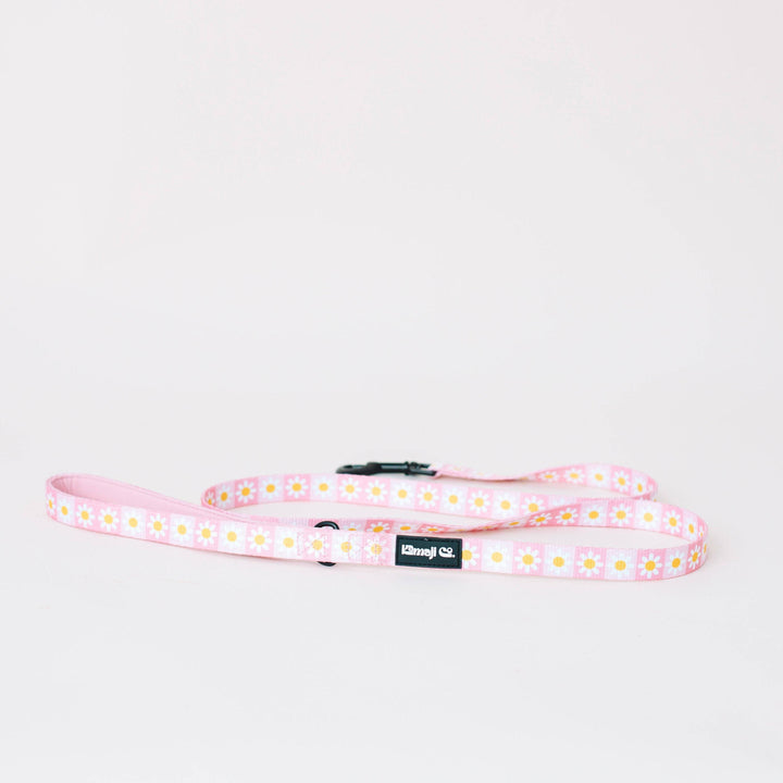 Precious Peach Daisy Leash, Dog Leash, Cute Dog Leash, Pink Dog Leash,