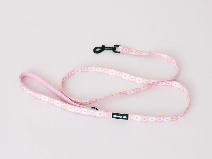 Precious Peach Daisy Leash, Dog Leash, Cute Dog Leash, Pink Dog Leash,