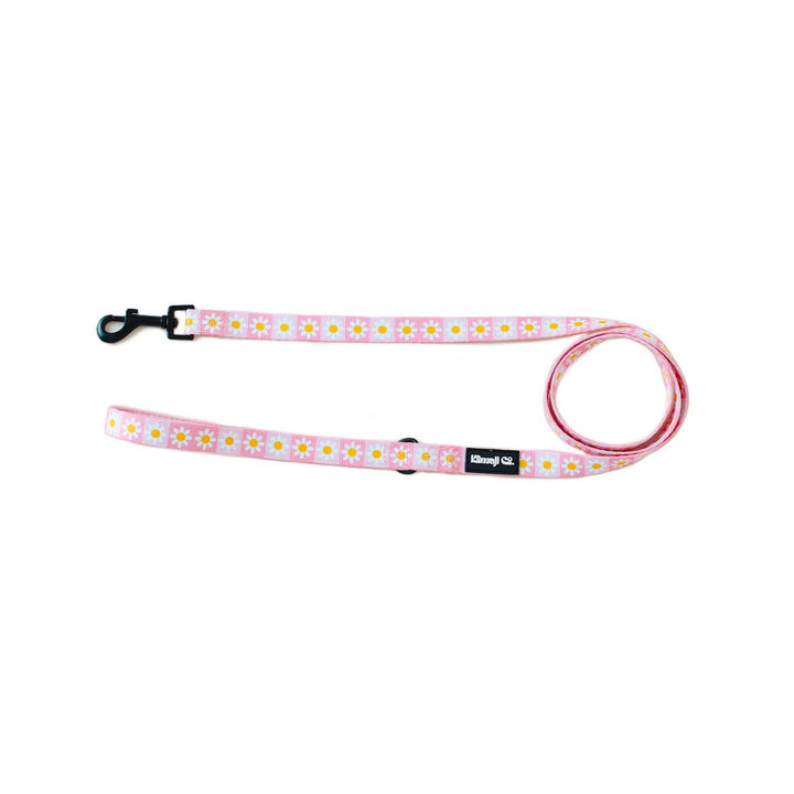 Precious Peach Daisy Leash, Dog Leash, Cute Dog Leash, Pink Dog Leash,