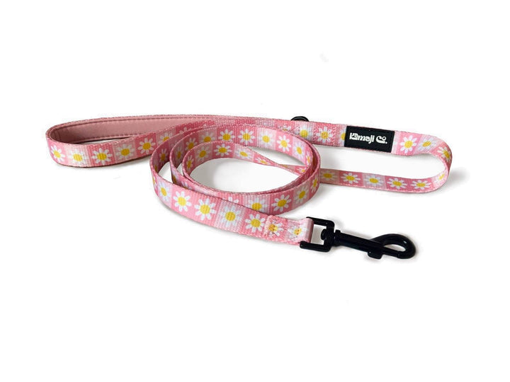 Precious Peach Daisy Leash, Dog Leash, Cute Dog Leash, Pink Dog Leash,